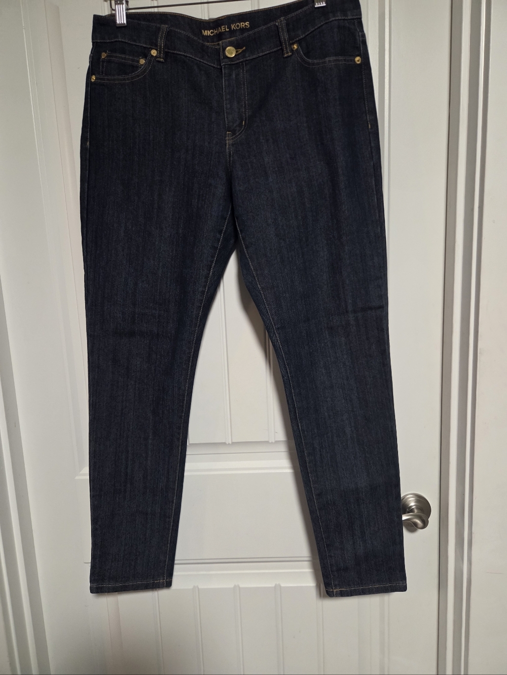 Michael Kors - Izzy Skinny- Women's Dark Indigo Jeans - Size 10